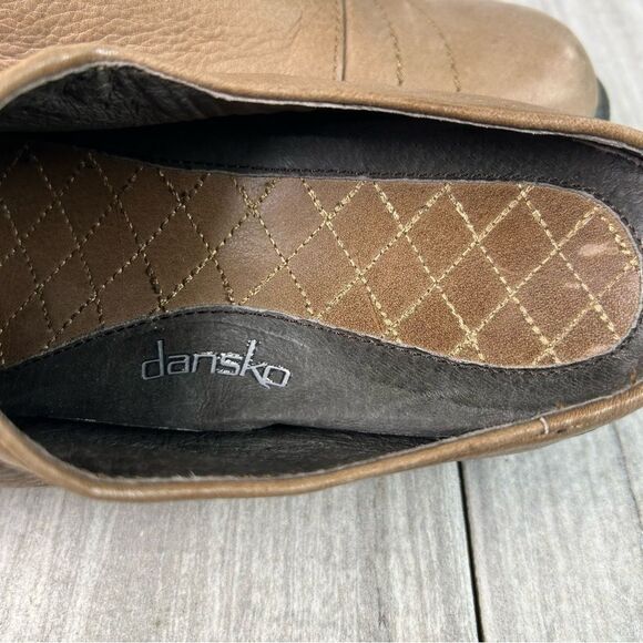 Dansko Mule Slip On Shoes Brown Leather Casual Comfort Clog Size 8 EUR 38 - Picture 10 of 10